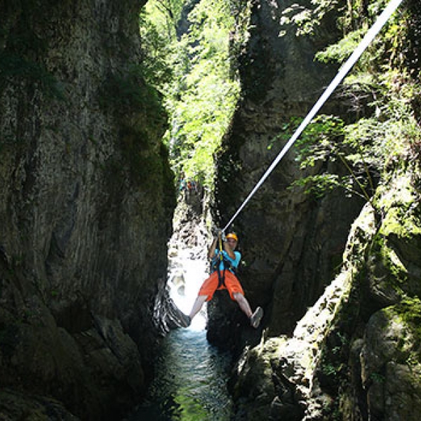 Tyrolienne / Via ferrata